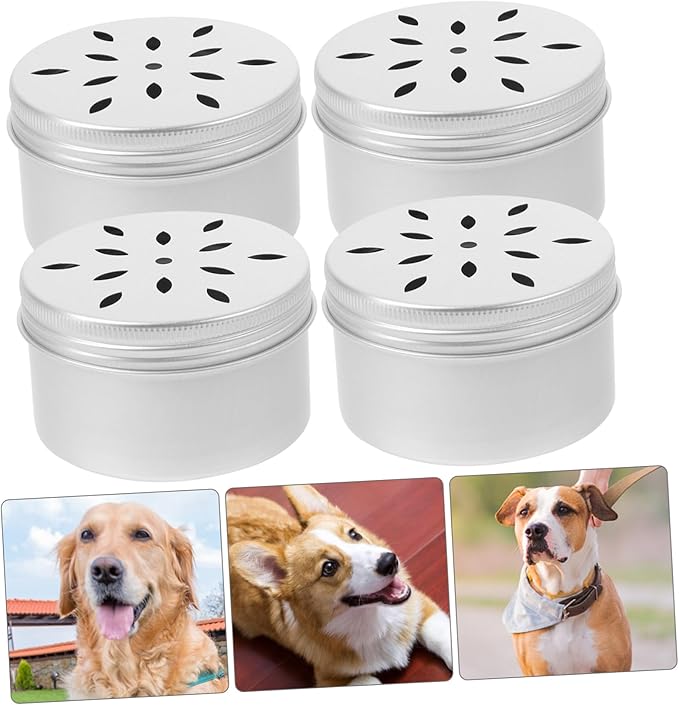 Yardwe 10pcs Dog Scent Training Tool Kit Aluminum Sniffle Box for Nose Work and Bite Resistant for Pet Training and Scent Detection Activities