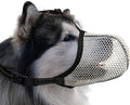Dog Muzzle, Breathable Soft for Extra Large Dogs to Anti & Prevent Barking Biting Chewing, Reflective & Adjustable Basket Muzzle with Air Mesh for German Shepherd Beige XXL