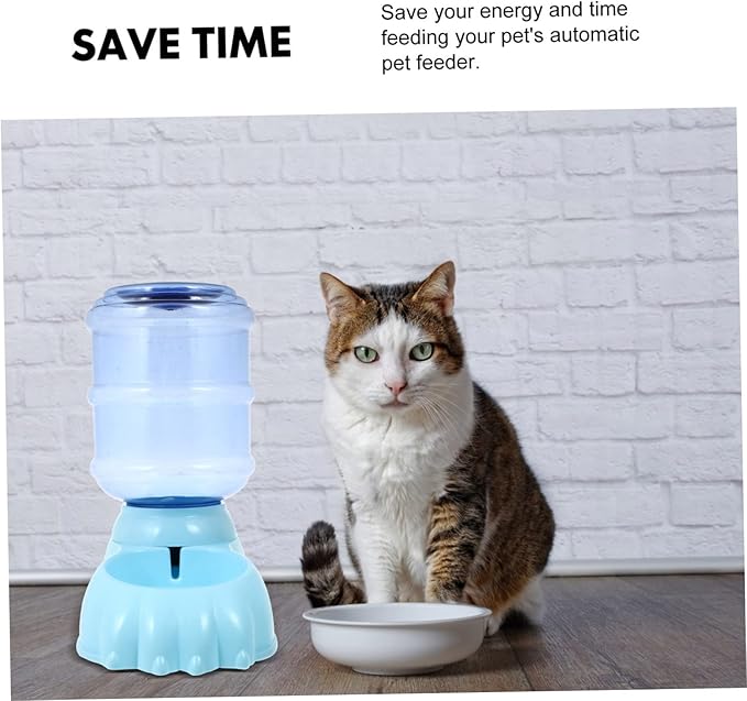 BESPORTBLE Automatic Pet Water Feeder for Dogs and Cats Durable Bowl with Smooth Surface Random Color Drinking Device for Easy Pet Hydration