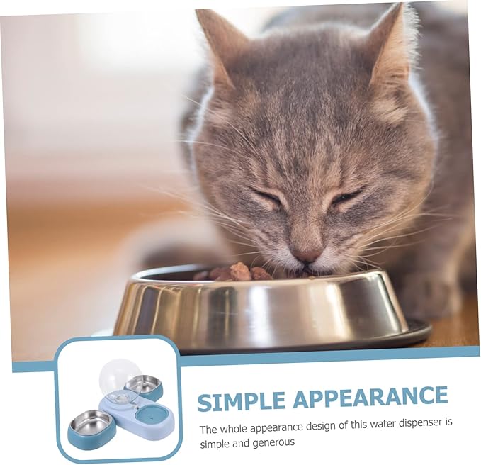 UPKOCH Automatic PET Water Dispenser Gravity Dog and Cat Drinking Fountain Dual Filters Practical 2.5L Capacity Water Feeder for Dogs and Cats