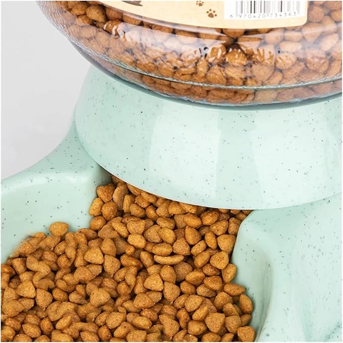 Large Capacity Pet Feeder Bowls Small Dog Bowl Automatic Dispenser Cat Pets Feeding(CW022-8)