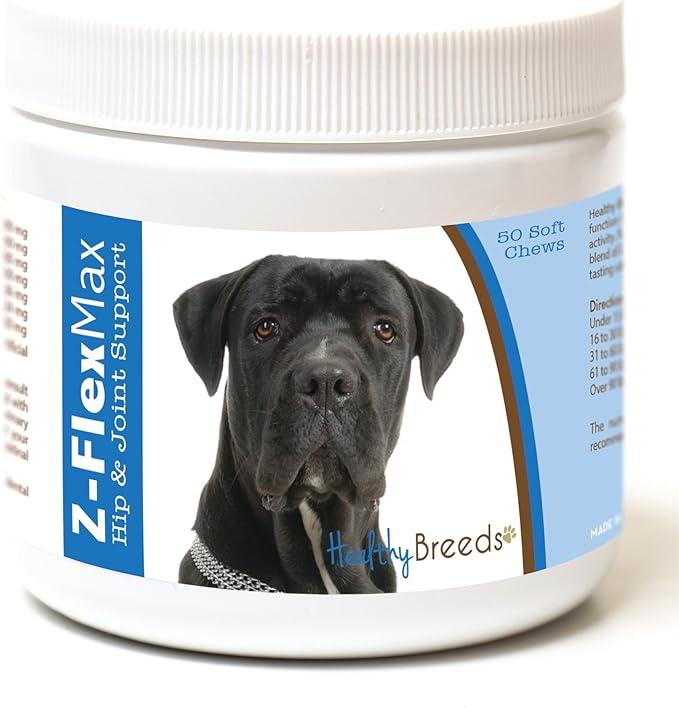 Healthy Breeds Cane Corso Z-Flex Max Hip and Joint Soft Chews 50 Count