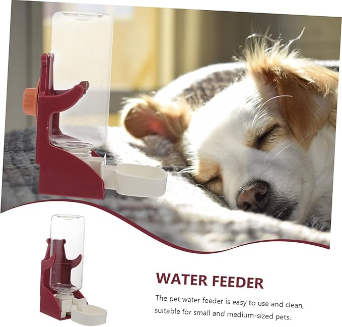 Milisten Automatic Cat and Dog Water Feeder Pet Drinking Device Install Water Bottle Dispenser for Rabbits Guinea Pigs and Animals
