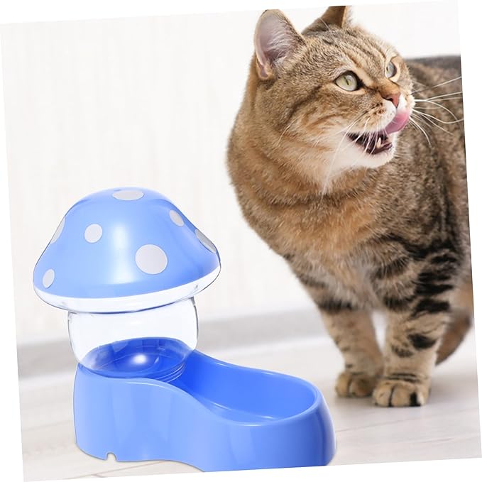 FRCOLOR Automatic Feeder for Cats Large Capacity Cat Food Dispenser Gravity Pet Feeder Bowl