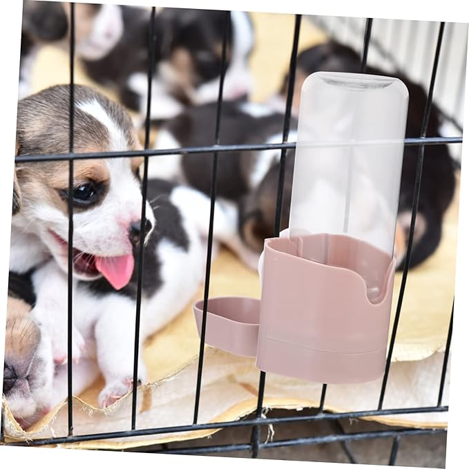 Yardwe Dog Water Bottle Pet Water Dispenser Portable for Busy Parents Auto Refill Rabbit Feeders for Cages