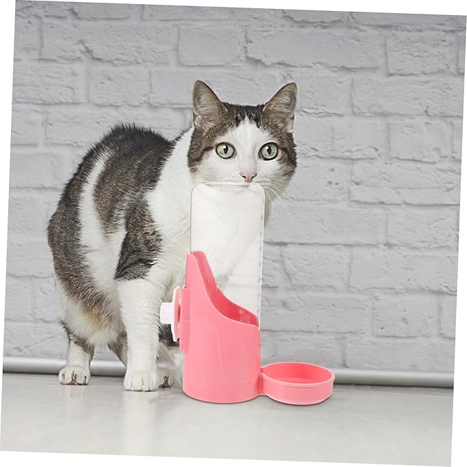 Automatic Hanging Water Feeder for Dogs Cats No-Leak Design Space-Saving Water Dispenser for Cages Elegant
