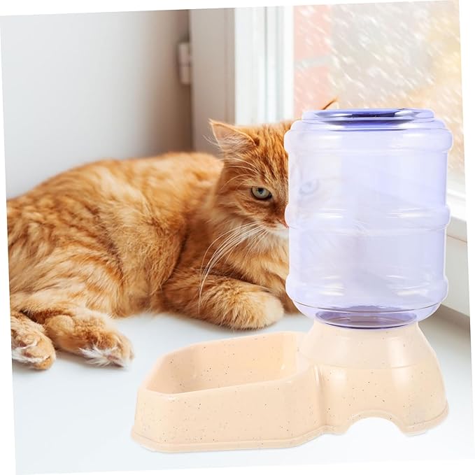 Versatile Pet Water Fountain Automatic Feeder Dispenser for Cats Dogs Indoor Outdoor Easy Clean Material