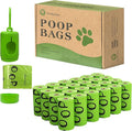 Dog Poop Bags Rolls with Dispenser - Scented & Leak-Proof Dog Waste Bags in Green/Black, 13x9 Inch Extra Large Poop Bags for Dogs, 120/360/630 Counts
