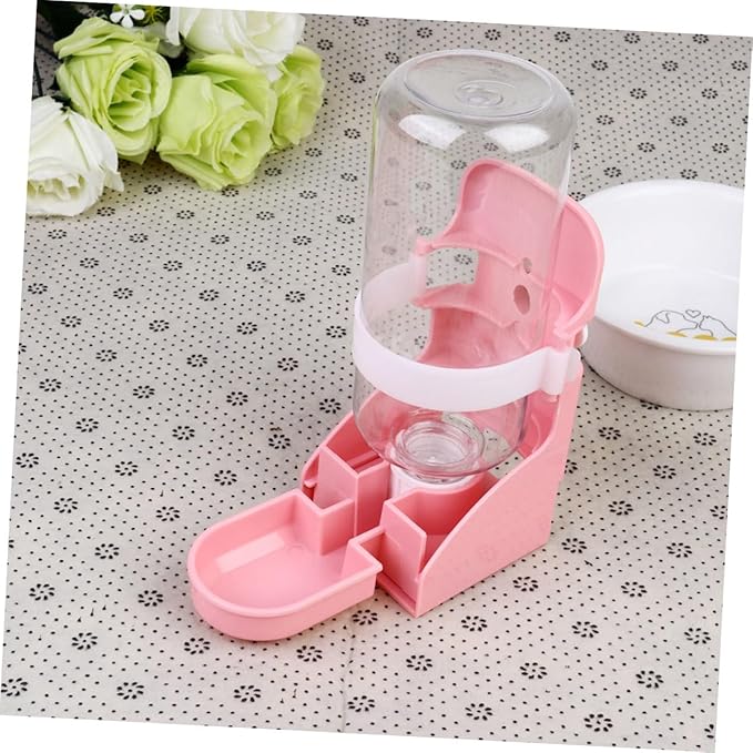 YARNOW Automatic Pet Water Dispenser for Dogs Cats Animals Leakproof Cage Mounted Drinking Feeder Bottle Easy to Install for Hamsters Pigs Birds