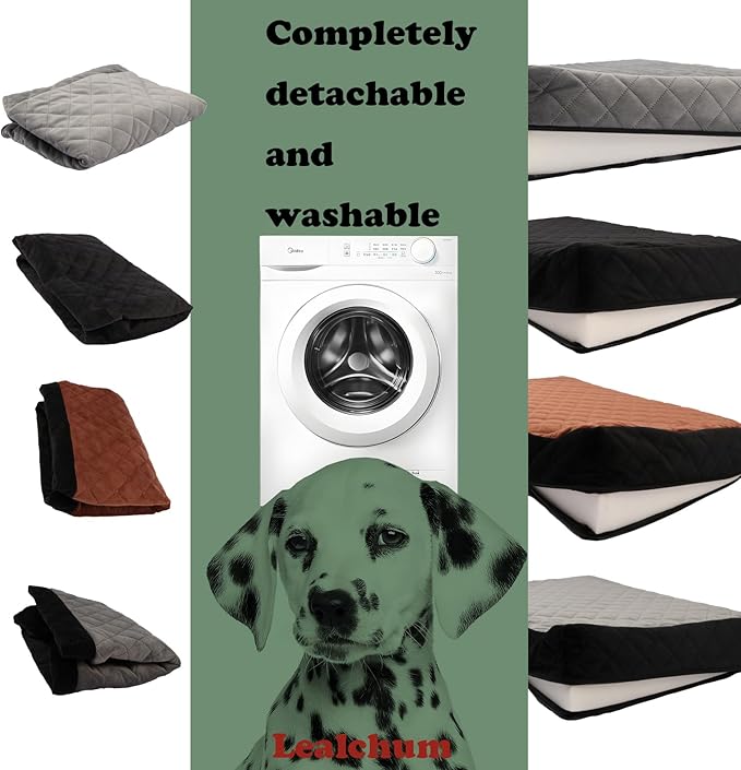 Dog Car Seat for Medium Sized Dog,Car Dog Bed with Adjustable Leashes,Comfort and Support with Memory Foam Filled,Safety Travel Per Car Seat with Non-Slip Bottom(Grey, Large)