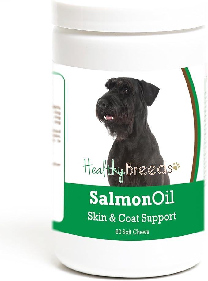 Healthy Breeds Giant Schnauzer Salmon Oil Soft Chews 90 Count