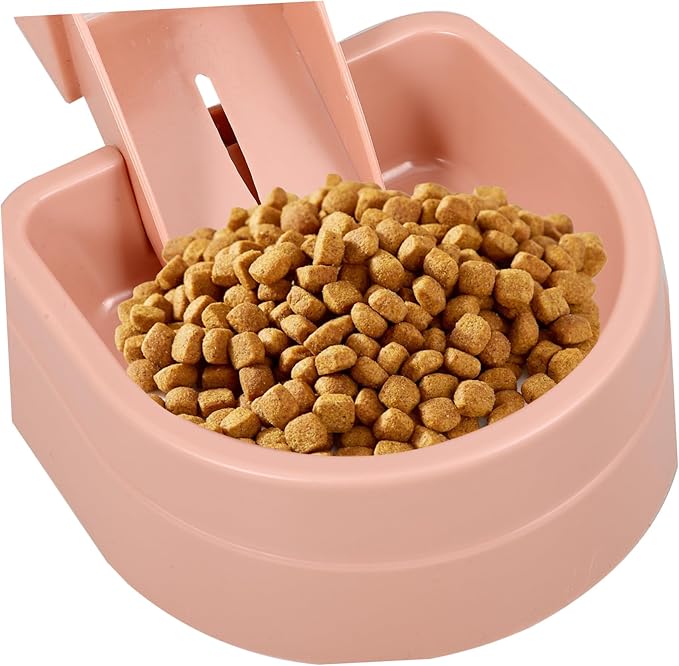 Yardwe 1set Hanging Automatic Pet Water Dispenser and Food Feeder for Cats and Lightweight Easy to Install Leak Material