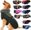 IECOii Extra Warm Reflective Dog Jacket Winter Coat with Buckle - Fleece Turtleneck for Small to Extra Large Dogs in Cold Weather