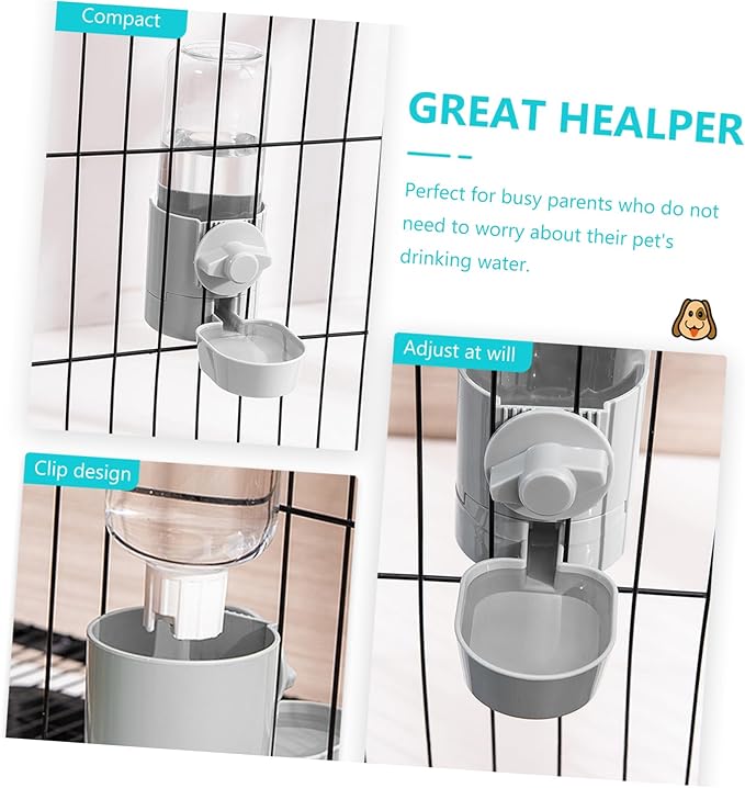 Pet Water Holder Automatic Pet Water Feeder Dog Cat Drinking Fountain Easy Clean Safe Material