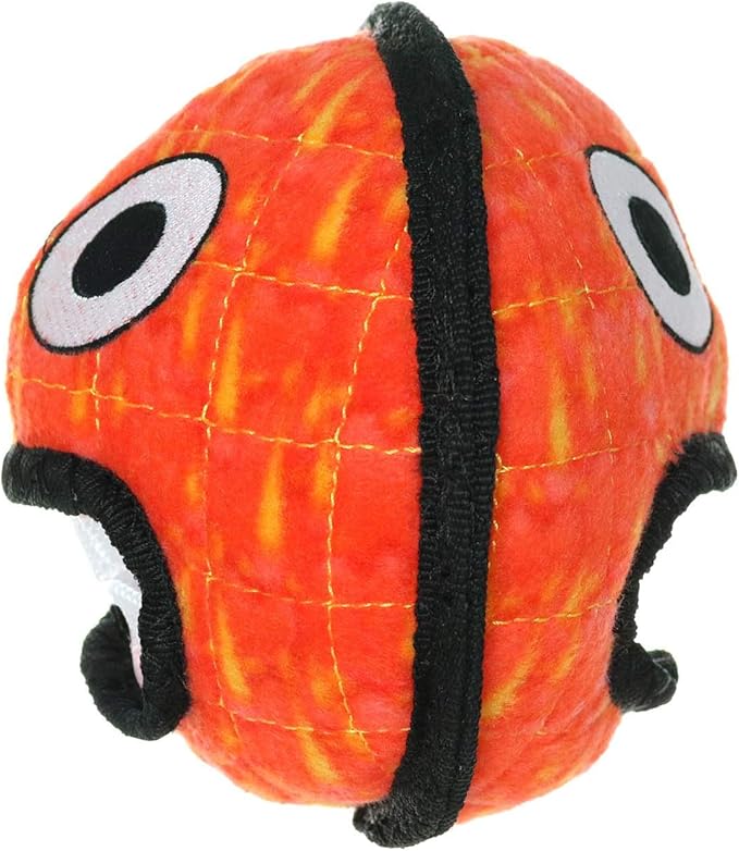 TUFFY® - World's Tuffest Soft Dog Toy - Alien - Multiple Layers. Made Durable, Strong & Tough. Interactive Play (Tug, Toss & Fetch). Machine Washable & Floats. (Ball Red, Large 2 Pack)