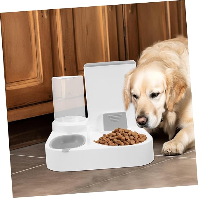 Dog Water Dispenser Automatic Large Cat Bowls Detachable Feed Tool Pet Feeder for Multiple Pets