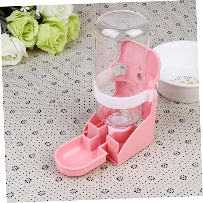 BESPORTBLE Automatic Pet Waterer 500ml Animal Water Dispenser for Dogs Cats Birds Easy Install