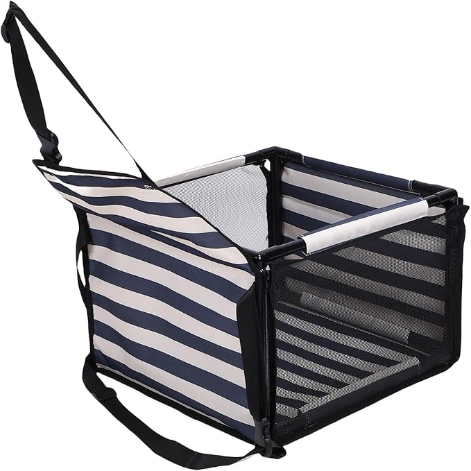 Foldable Pet Car Seat, Puppy Safety Car Seat Multi Functional for Cats Dogs