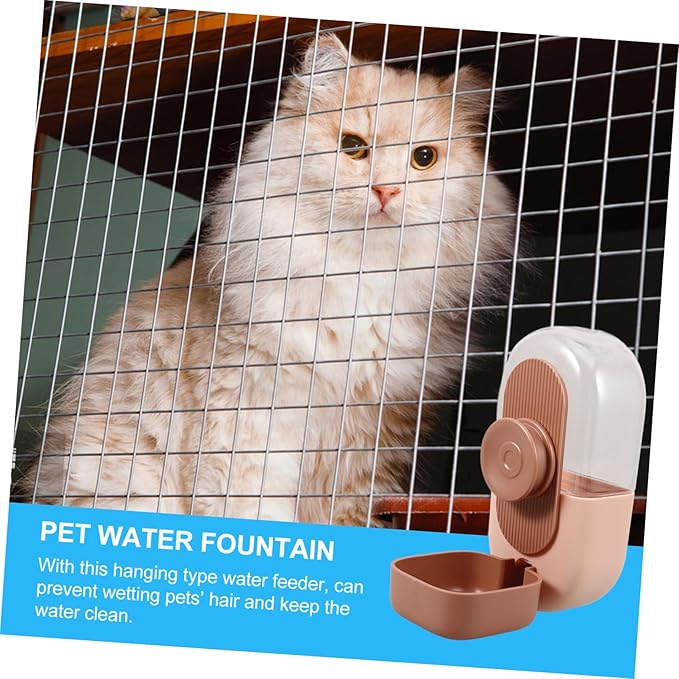 BESPORTBLE 2pcs Cat Feeder Dispenser Pet Waterer Dog Water Bowl Automatic Water Bowl for Dogs Indoor Cat Feeder