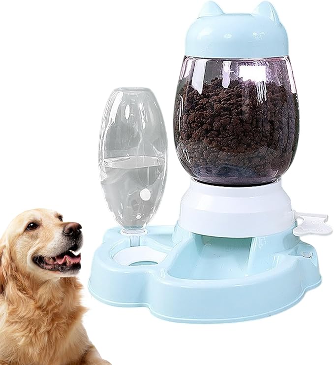 Automatic Dog Feeder, Large Capacity Storage, 1 Piece, Dog Interactive Treat Dispenser Toy, Food Puzzle Slow Feeder, Easy to Disassemble and Clean, for Enrichment Training
