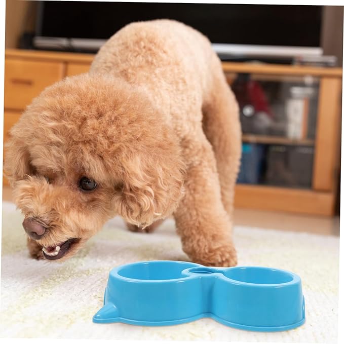 Automatic Water Bottle for Dogs Dual Function Pet Feeder Slow Feeding Bowl Dog Bowl Stand for Puppy Portable Water Dispenser