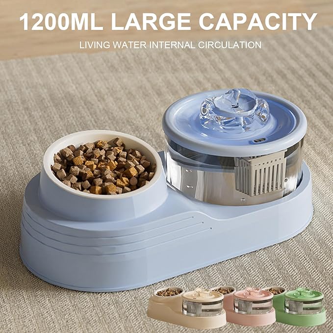 REDYY Automatic Pet Water Dispenser Set Large Capacity Spacious Pet Dispenser Antiskid Dog Water Station Pets Feeders