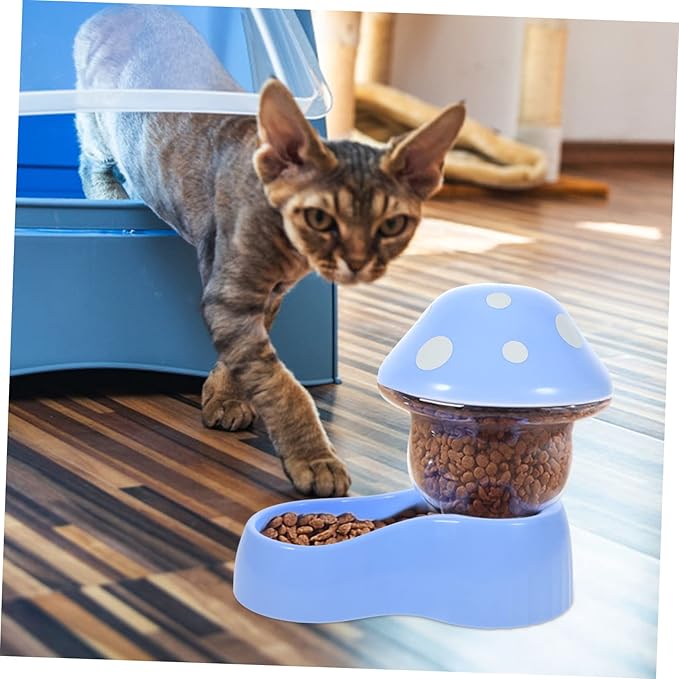 GANAZONO Automatic Feeder Capacity Cat Feeder Dry Cat Food Dispenser for Indoor Pet Animals