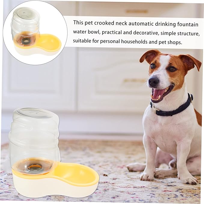 Totority 1pc Automatic Pet Water Feeder Lightweight Dog Water Bowl Capacity for Cats and Dogs Non- Design for Steady Use