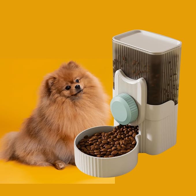 Jainchan® Pet Cat Dog Normal/Hanging Automatic Water Drinking/Food Dispenser Container Washable | Pet Food Container Dog Food Container | Dog Assecories | Gift for Dogs | Food 1 Litter