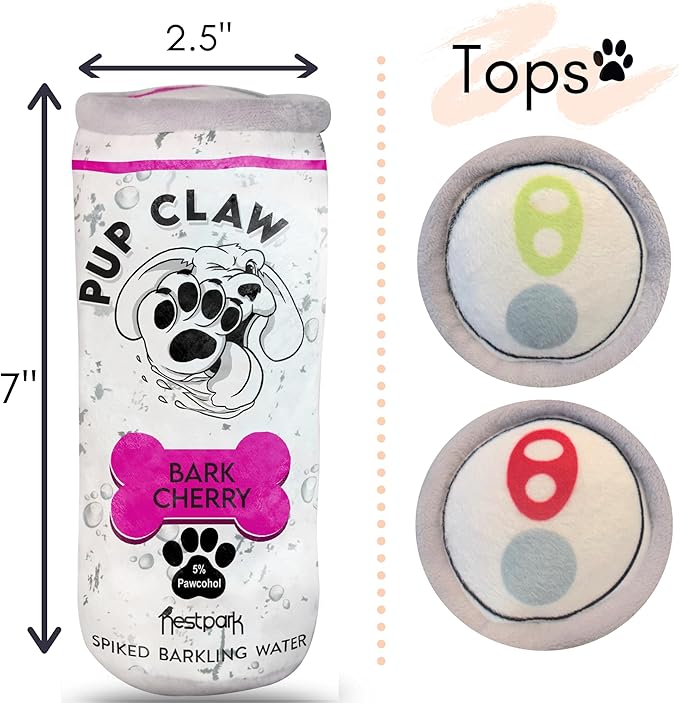 Nestpark Pup Claw Dog Toys - Funny Cute Plush Dog Toys with Squeaker - Parody Dog Toy (2 Pack) (Original Pack)