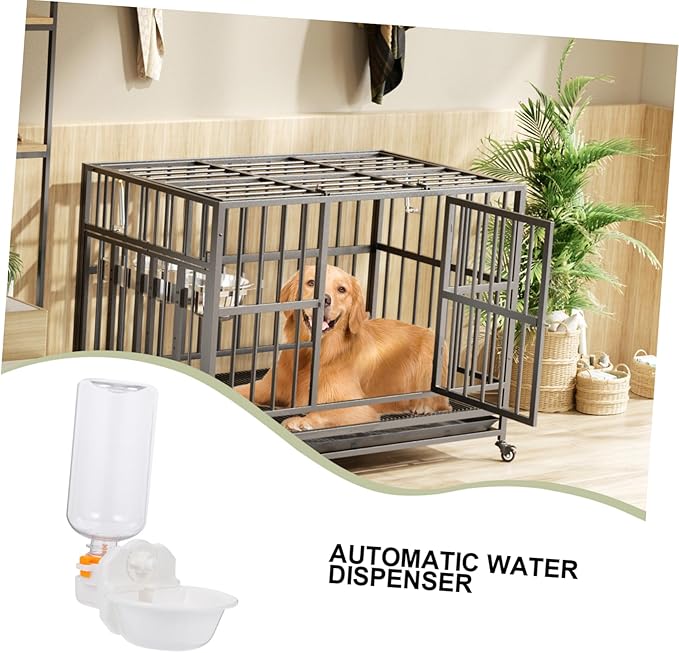 Hanging Automatic PET Water Feeder for Dogs and Cats Bottle 500ml Capacity for Indoor and Outdoor Use