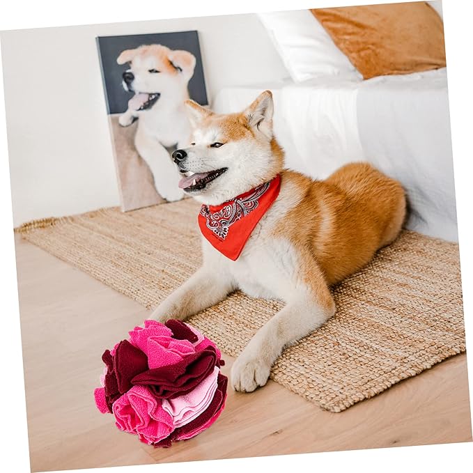 YARNOW Dog Toys for Dogs Interactive Pet Sniffing Training Toy Pet Sniffing Balls Slow Eating Feeding Ball