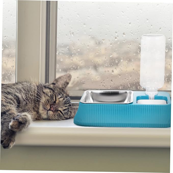 Garneck Automatic Water PET Bowl Detachable Cat and Dog Water Dispenser Fall Design Indoor PET Supply for Dogs and Cats