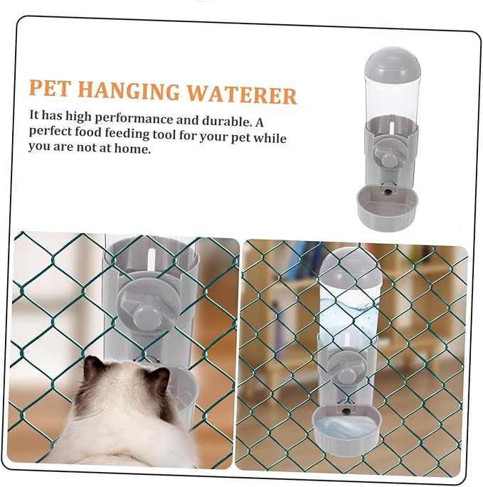 BESPORTBLE Automatic Pet Water Feeder for Dogs and Cats Material Compact Design for Crate Use Prevents Spills for Busy Pet Owners