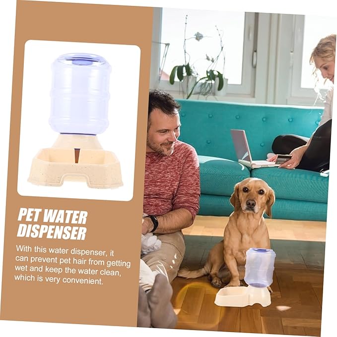 Indoor Outdoor Pet Water Dispenser Dog Cat Water Bowl Automatic Feeding System
