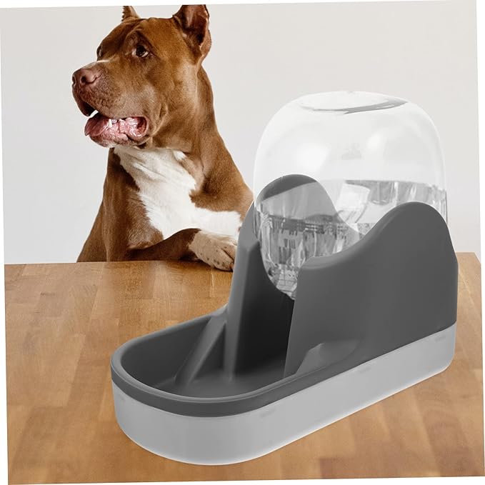 BESPORTBLE 1pcs Cat Dog Water Feeder Automatic Pet Water Dispenser Large Capacity Gravity Waterer Plastic Detachable Bowl Home Pet Waterer