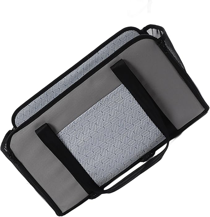 Dog Car Bed, Pet Reinforce Car Booster Seat 600DPU Polyester for Dogs Cats Durable Portable Bag Waterproof Puppy Car Seat