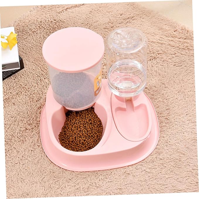 BESPORTBLE Automatic Cat Dog Feeder Large Capacity Food Water Dispenser Easy Clean Portable Pet Care