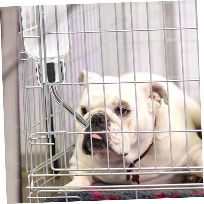 Happyyami Automatic PET Water Feeder Hanging Dog Water Bottle Leak Design 500ml Capacity for Dogs and Rabbits for Travel and Outdoor Use