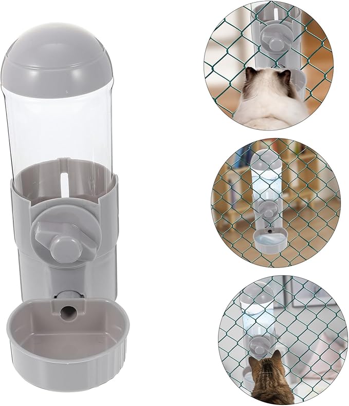 Automatic Drinking Fountain Dog Water Dispenser Large Capacity Pet Feeding Device Cage Water Feeder for Cats Dogs