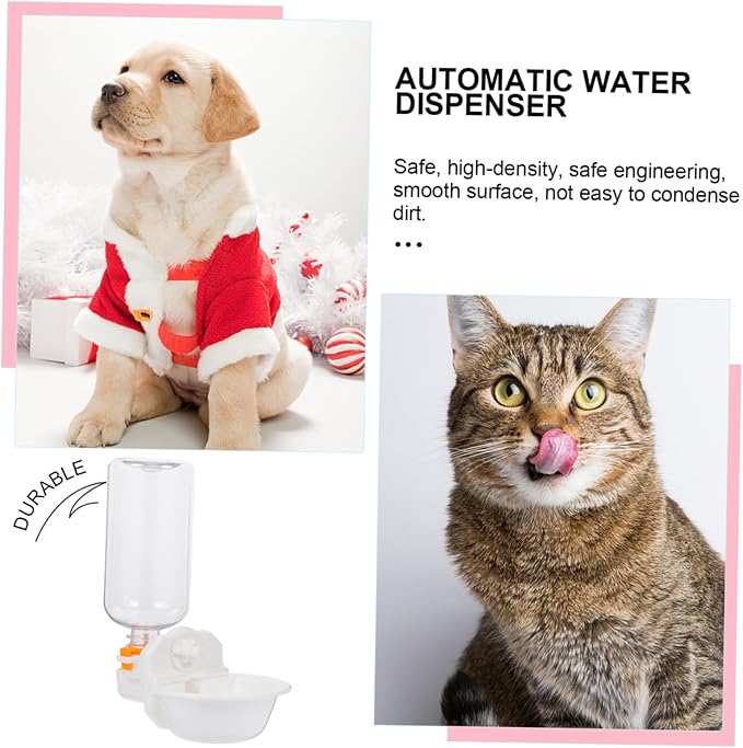 Automatic Dog Water Dispenser Pet Feeder for Cat Dog Sturdy Leak- Design Pet Supplies