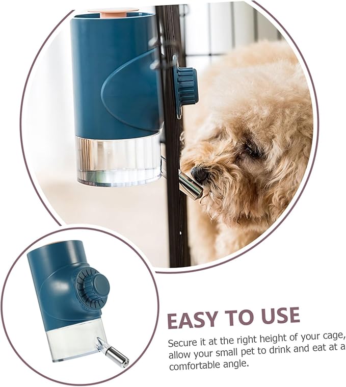 BESPORTBLE Dog Water Bottle for Pets Leak Automatic Water Dispenser Capacity Material Stable Hanging and Cats Cages