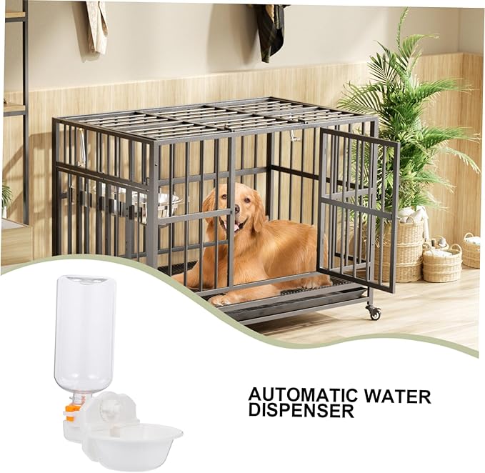 Happyyami Pet Water Feeder Rabbit Food Automatic Waterer Bunny Water Bowl Outdoor Bird Feeder Outdoor Dog Bowl Cat Water Feeder Bunny Water Dispenser Rabbit Waterer Rabbit Cage Poultry
