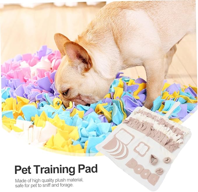 Snuffle Mat for Dogs Giant Plush Dog Nose Work Mat Pet Feeding Pad for Small Medium