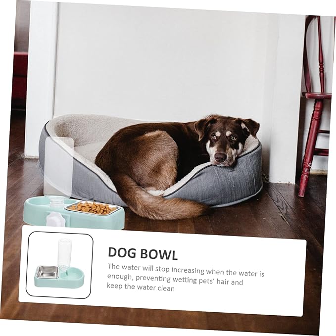 Kisangel 1 Set Detachable Hanging Pet Feeder Water Bowl Automatic Gravity Dog Bowl and Cat Food Dispenser for Convenient Pet Care for Home