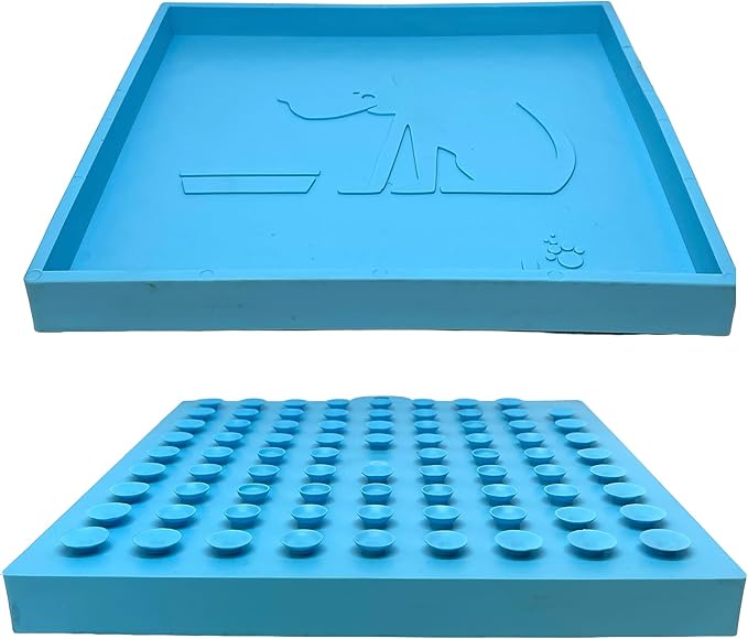 SodaPup Hold Em Tray – Durable Suction Cup Holder for eBowls, eTrays, and eMats, Made in USA from Non-Toxic, Pet-Safe Rubber, Prevents Sliding & Messes, and Enhances Mealtime Convenience