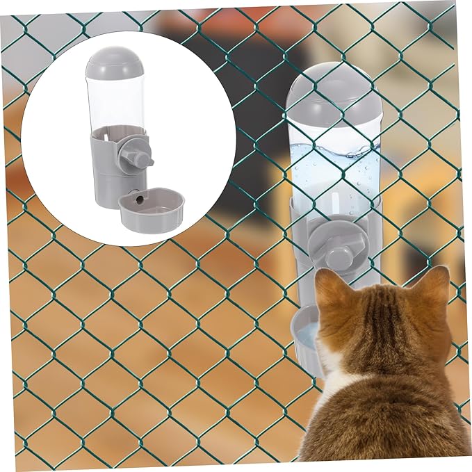 Abs Material Stable Performance Easy to Clean Dog Water Holder Cage Pet Water Feeder Pet Waterer Automatic Drinking Fountain
