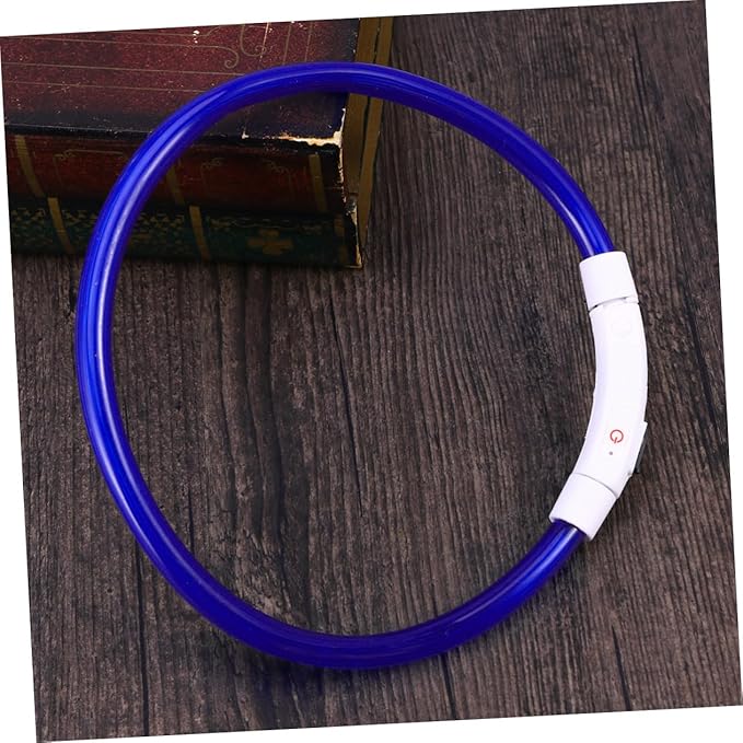 Led Dog Collar USB Rechargeable Glowing Pet Collar for Night Safety Pet Light Harness