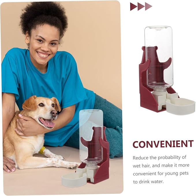 BESPORTBLE 3pcs Automatic Pet Water Dispenser for Dogs and Cats Hanging Water Bowl Easy to Install for Cages Design Spills Suitable for Rabbits and