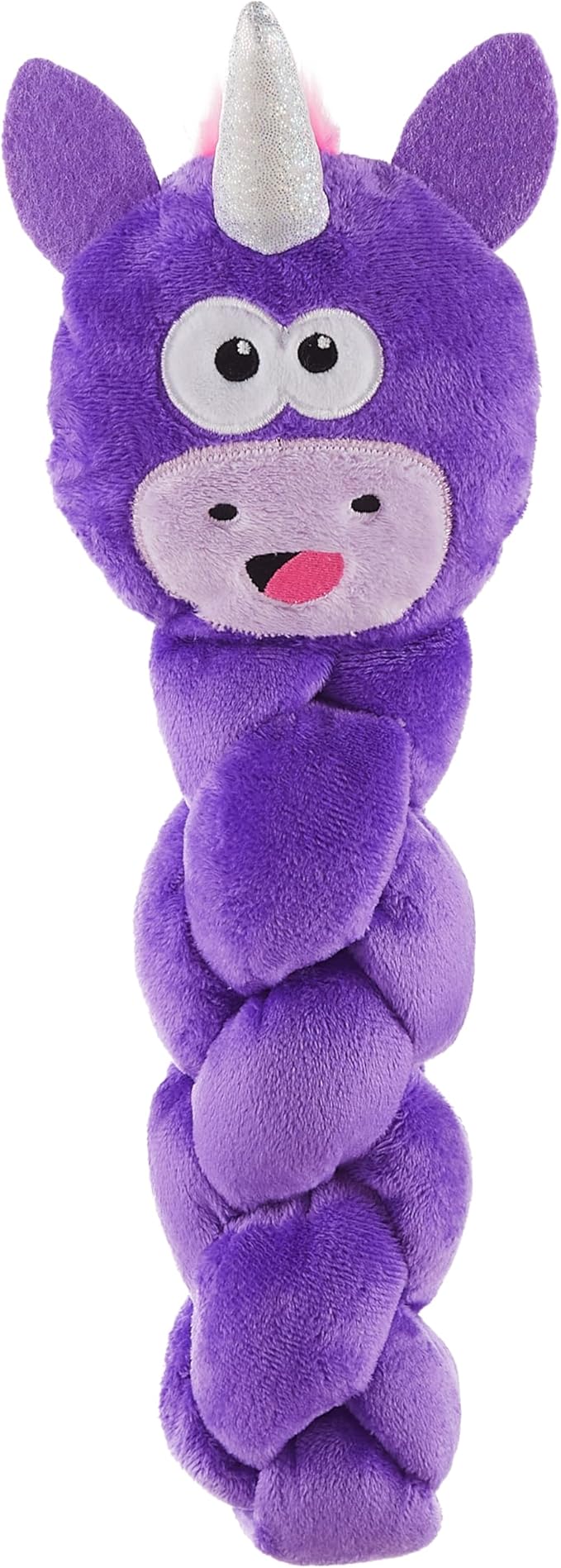 Outward Hound by Nina Ottosson Twistiez Interactive Plush Dog Treat Puzzle, Unicorn, Purple